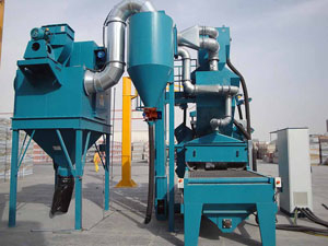 網(wǎng)帶式拋丸機(jī)，拋丸除銹清理機(jī)